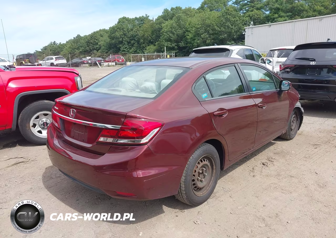 2013 Honda Civic Lx VIN:2HGFB2F53DH526855 - 4