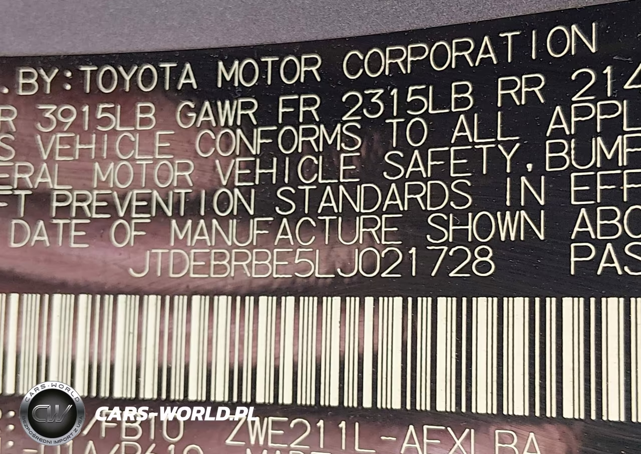 2020 Toyota Corolla Hybrid Le VIN:JTDEBRBE5LJ021728 - 9