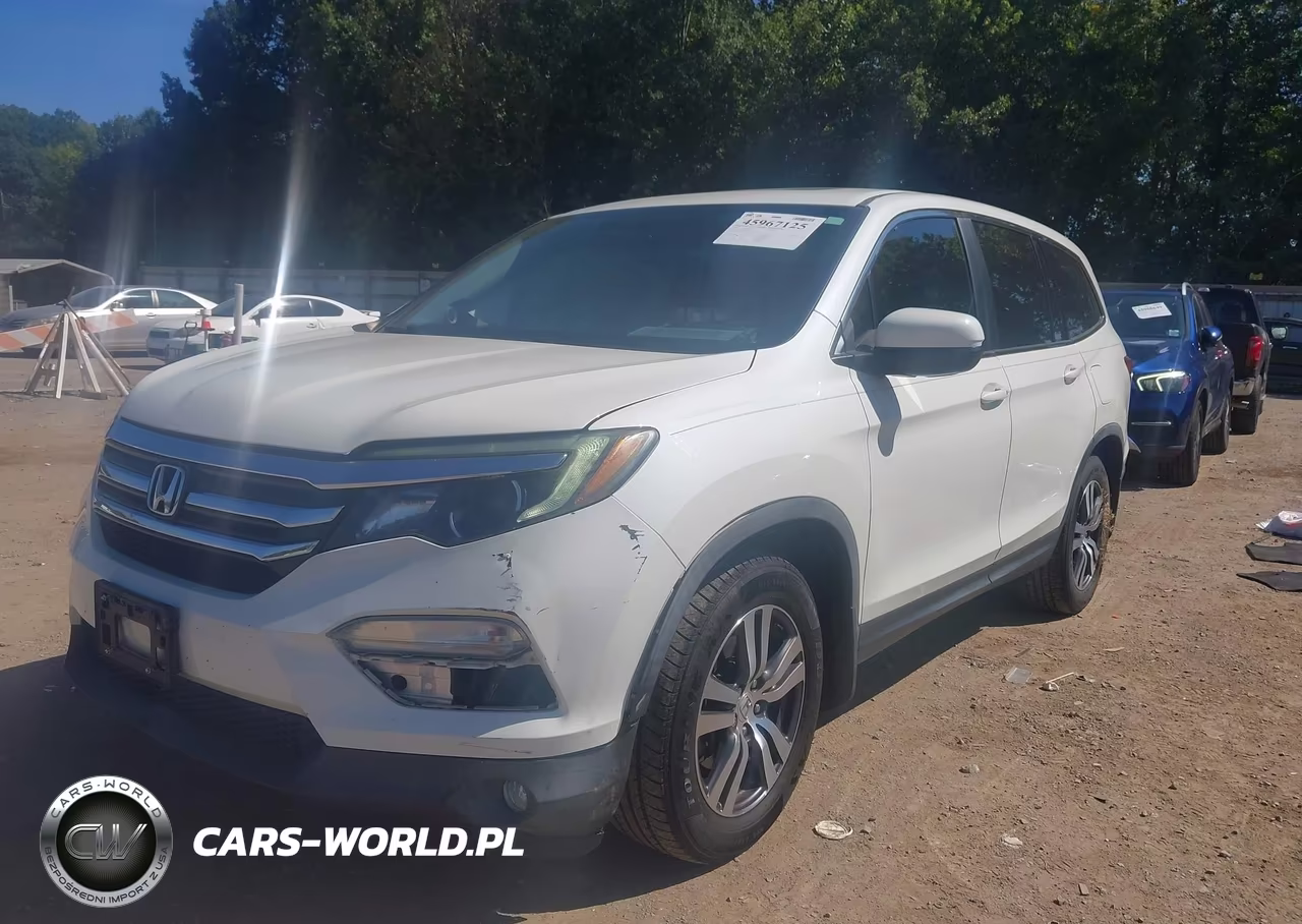 2018 Honda Pilot Ex-L VIN:5FNYF5H54JB023833 - 2