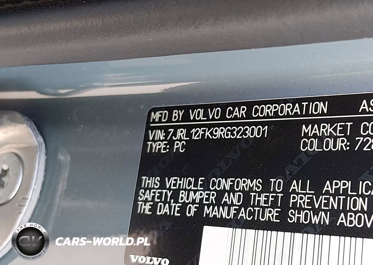 2024 Volvo S60 B5 Core Dark Theme VIN:7JRL12FK9RG323001 - 9