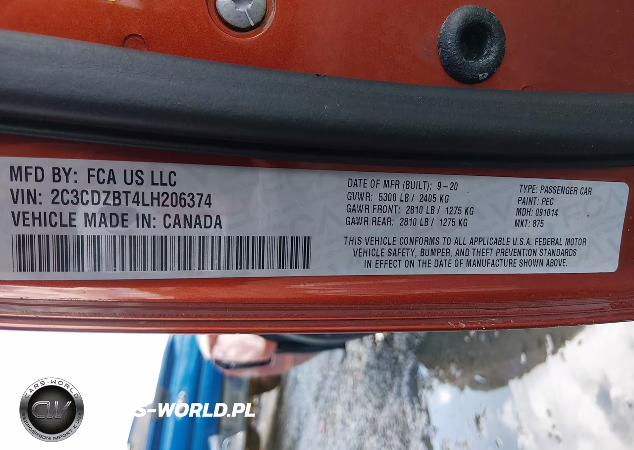 2020 Dodge Challenger R-T VIN:2C3CDZBT4LH206374 - 9