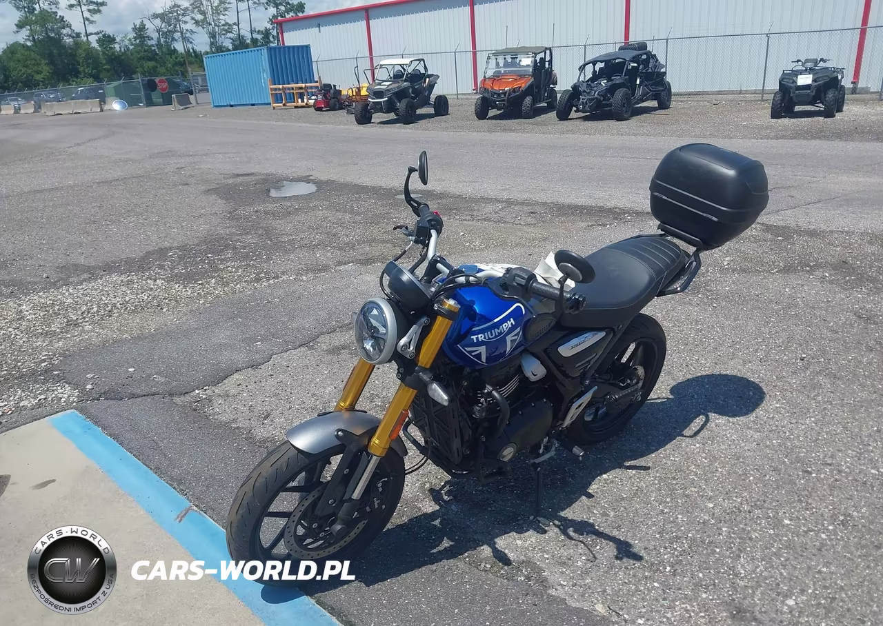 2024 Triumph Motorcycle Speed 400 VIN:SMTT127Y8RNA07249 - 2