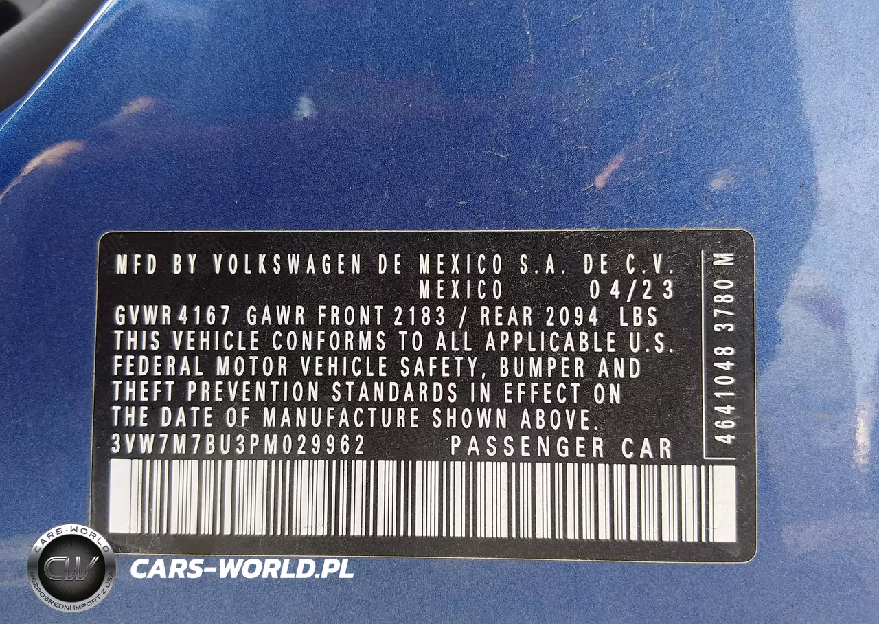 2023 Volkswagen Jetta 1.5T Se VIN:3VW7M7BU3PM029962 - 9