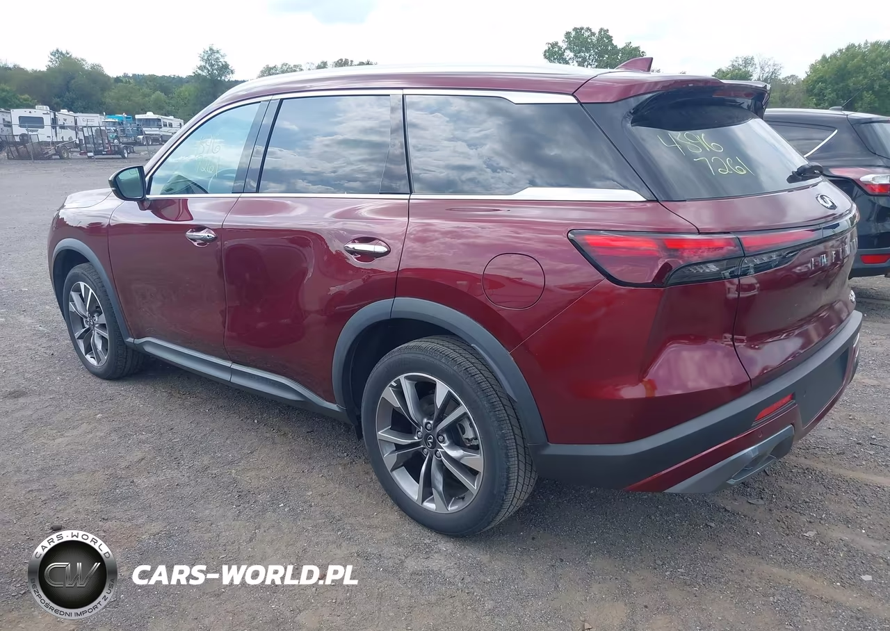 2022 Infiniti Qx60 Luxe VIN:5N1DL1FRXNC331478 - 3