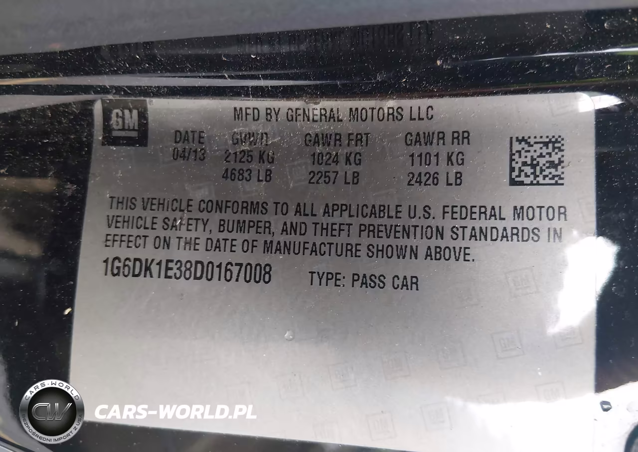 2013 Cadillac Cts Performance VIN:1G6DK1E38D0167008 - 9