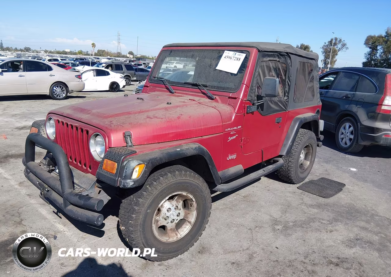 2000 Jeep Wrangler Sport VIN:1J4FA49S5YP764717 - 2