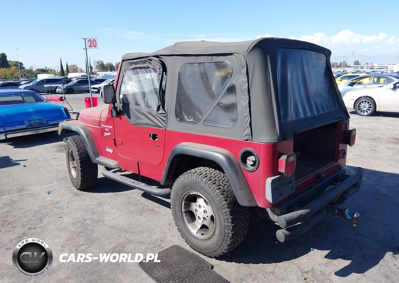 2000 Jeep Wrangler Sport VIN:1J4FA49S5YP764717 - 3