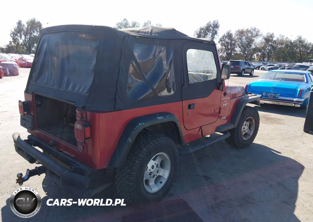 2000 Jeep Wrangler Sport VIN:1J4FA49S5YP764717 - 4