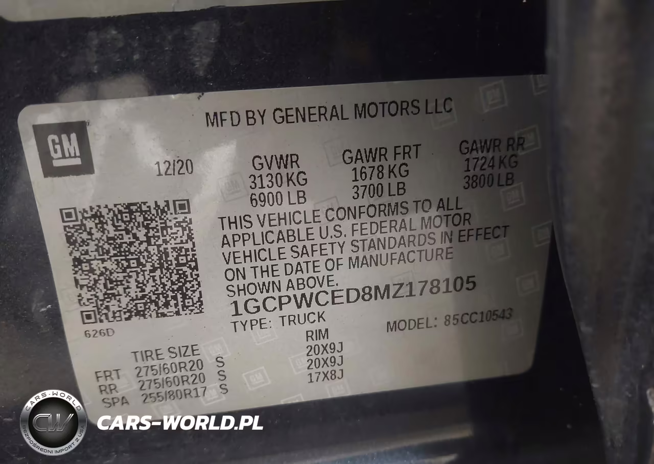 2021 Chevrolet Silverado 1500 2Wd Short Bed Lt VIN:1GCPWCED8MZ178105 - 9