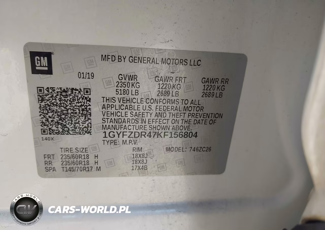 2019 Cadillac Xt4 Premium Luxury VIN:1GYFZDR47KF156804 - 9