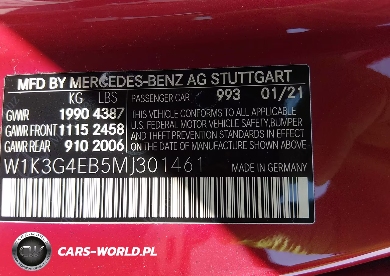2021 Mercedes-Benz A 220 VIN:W1K3G4EB5MJ301461 - 9