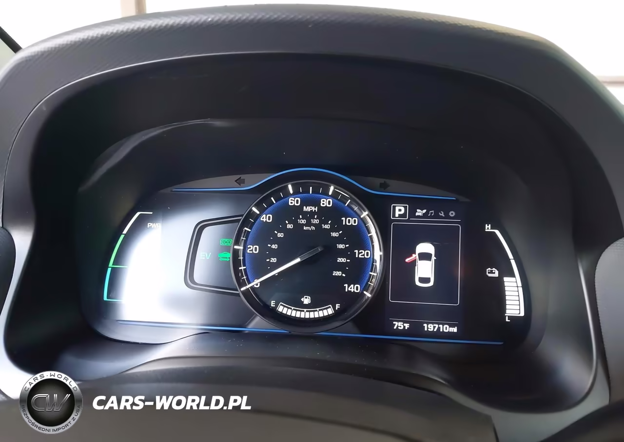 2018 Hyundai Ioniq Hybrid Blue VIN:KMHC65LCXJU100398 - 7