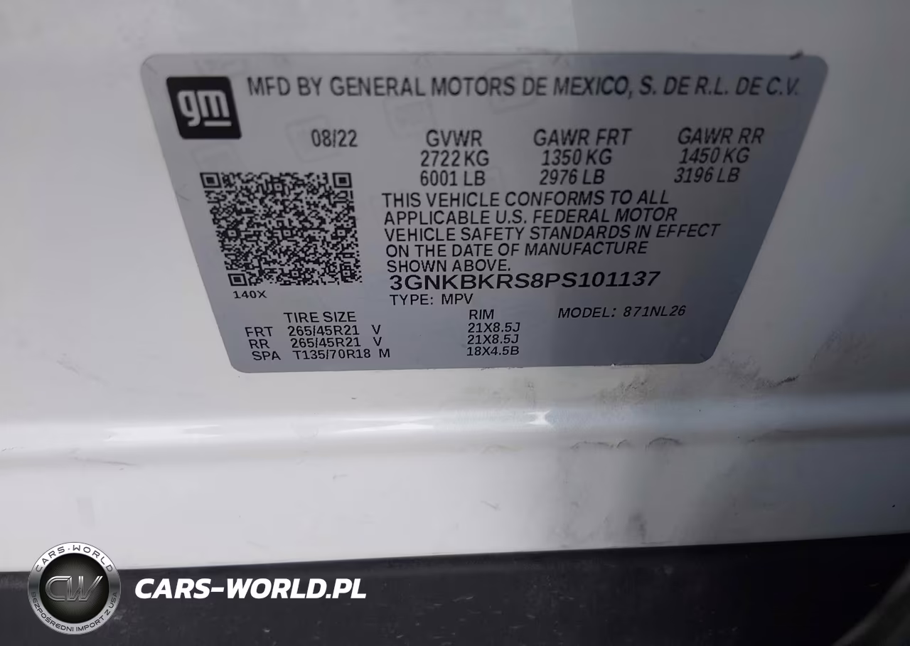 2023 Chevrolet Blazer Awd Rs VIN:3GNKBKRS8PS101137 - 9