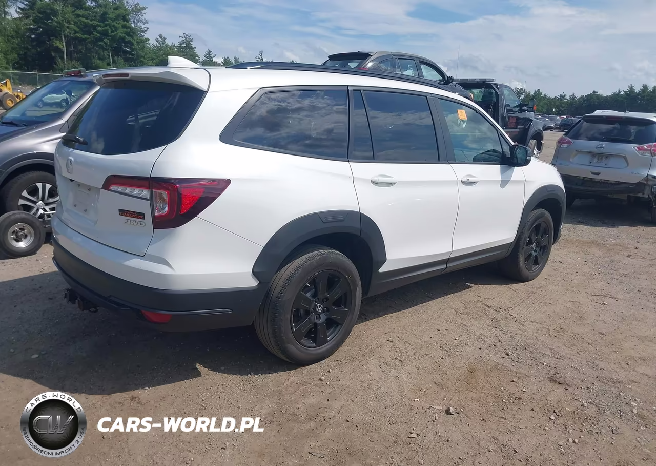 2022 Honda Pilot Awd Trailsport VIN:5FNYF6H86NB104855 - 4