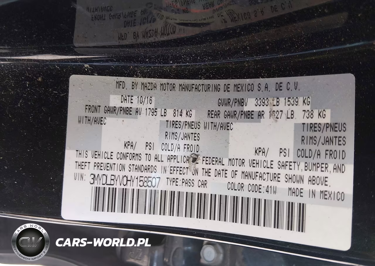 2017 Toyota Yaris Ia VIN:3MYDLBYV0HY158507 - 9