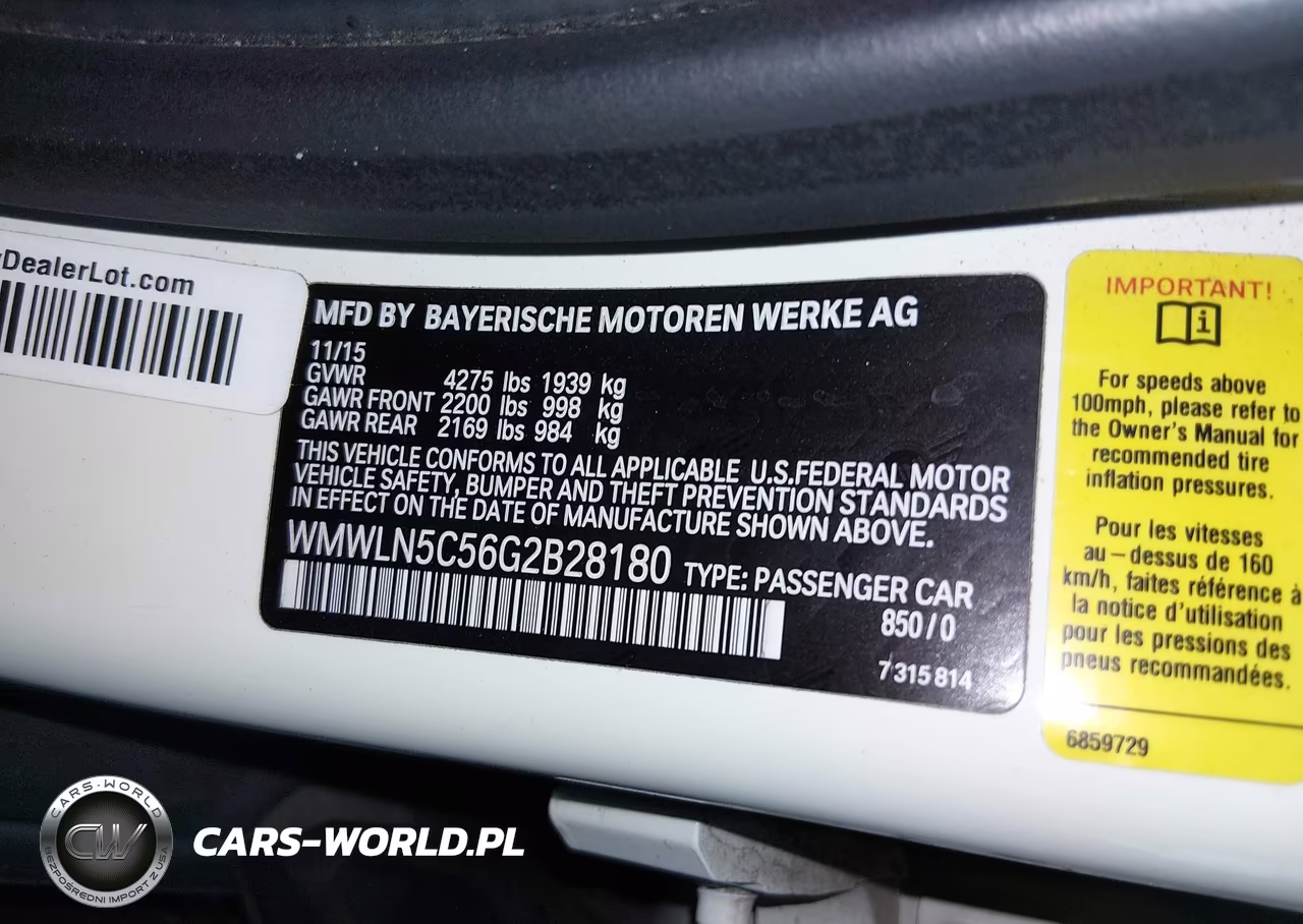 2016 Mini Clubman Cooper VIN:WMWLN5C56G2B28180 - 9