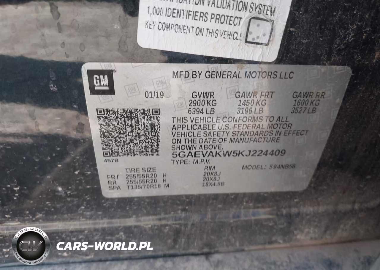 2019 Buick Enclave Awd Essence VIN:5GAEVAKW5KJ224409 - 9