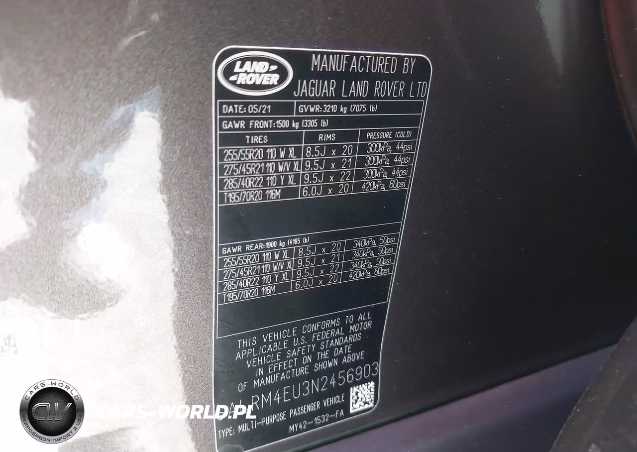 2022 Land Rover Discovery P360 Hse R-Dynamic VIN:SALRM4EU3N2456903 - 9