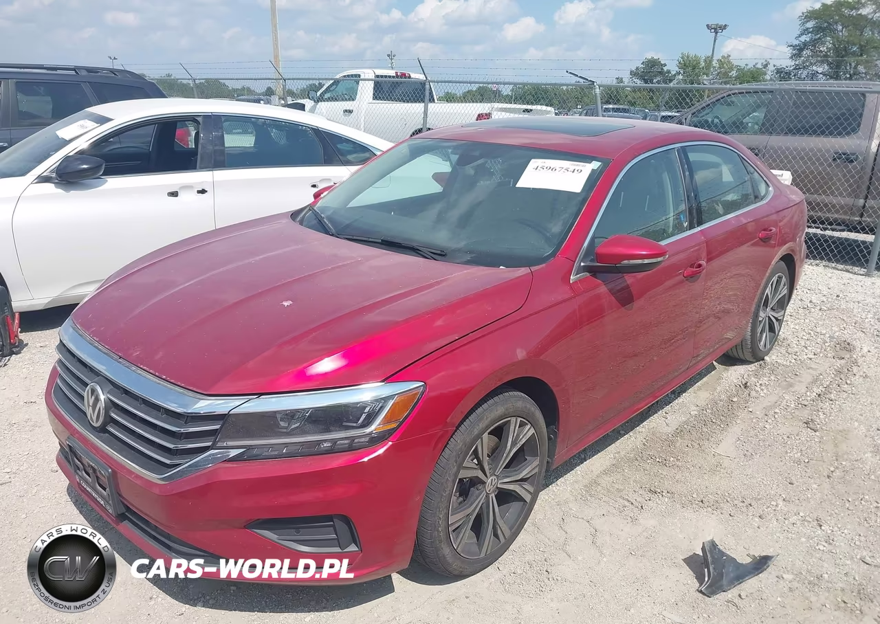 2020 Volkswagen Passat 2.0T Sel VIN:1VWCA7A36LC026288 - 2