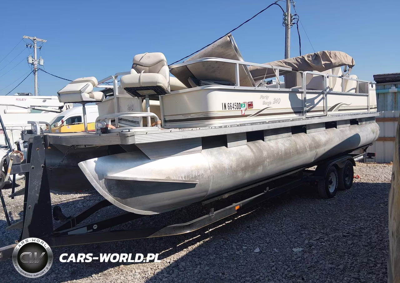 2003 Suntracker Ph30 Pontoon Boat VIN:BUJ23370K203 - 4