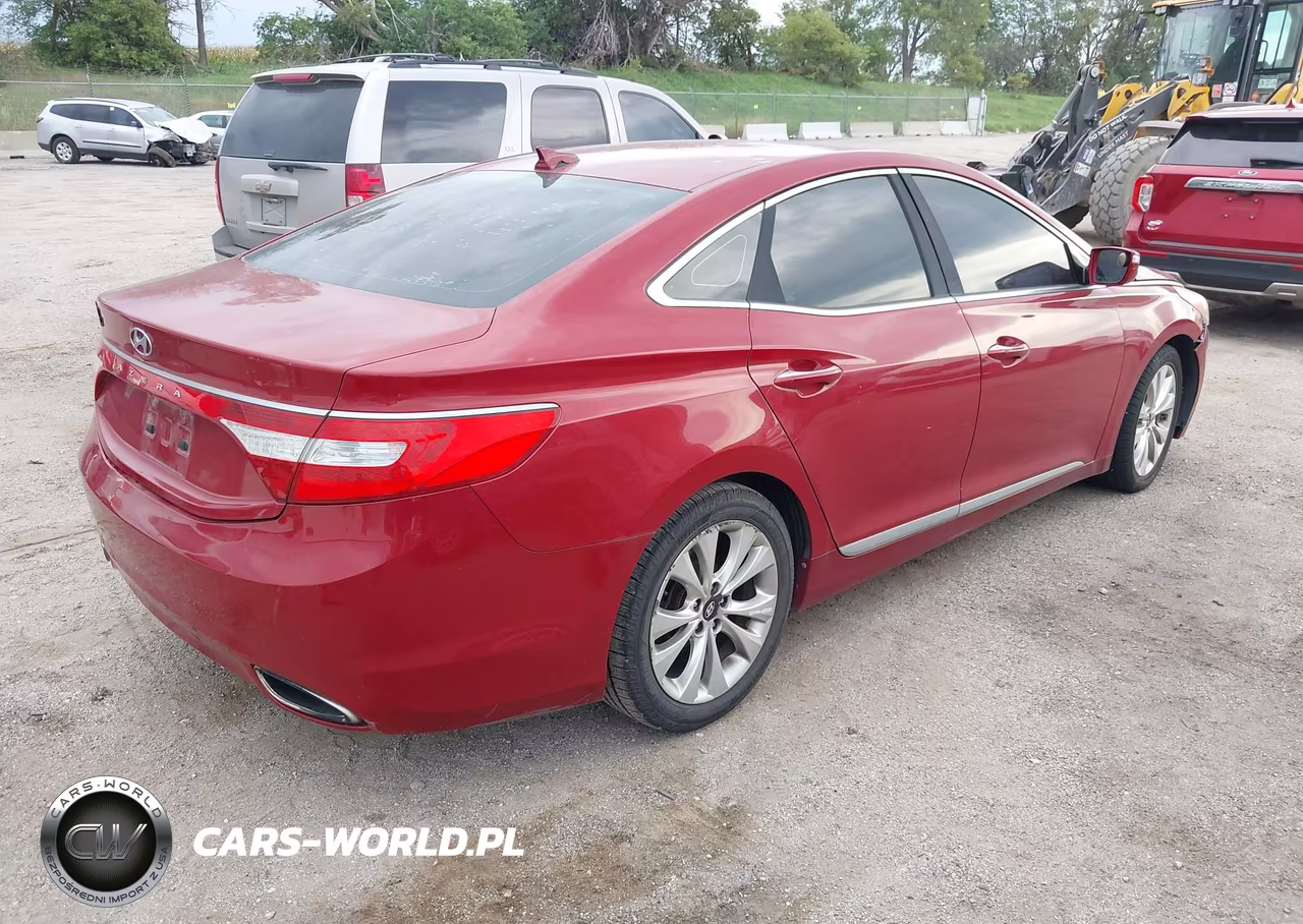 2013 Hyundai Azera VIN:KMHFG4JG2DA296420 - 4