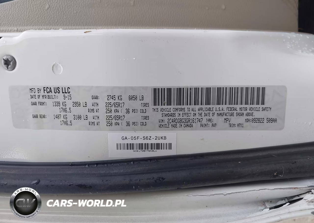 2016 Dodge Grand Caravan Se VIN:2C4RDGBG3GR161747 - 9