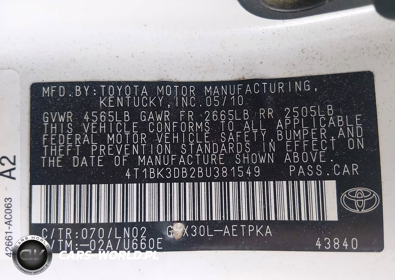 2011 Toyota Avalon Limited VIN:4T1BK3DB2BU381549 - 9
