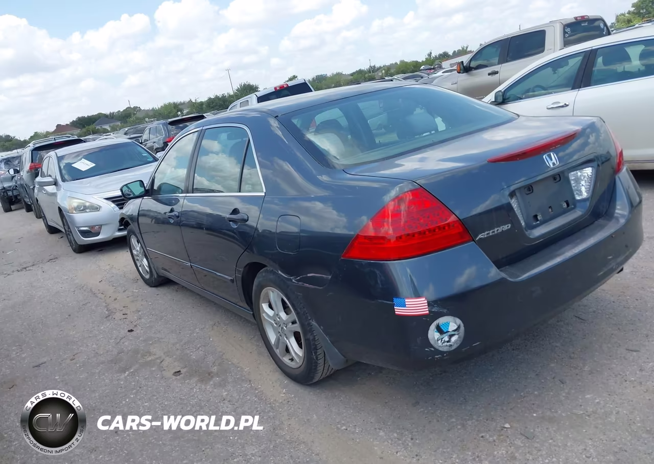 2007 Honda Accord 2.4 Se VIN:JHMCM56307C025018 - 3