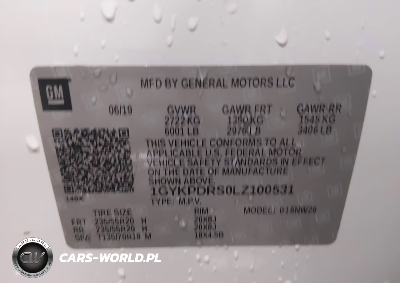 2020 Cadillac Xt6 Awd Premium Luxury VIN:1GYKPDRS0LZ100531 - 9