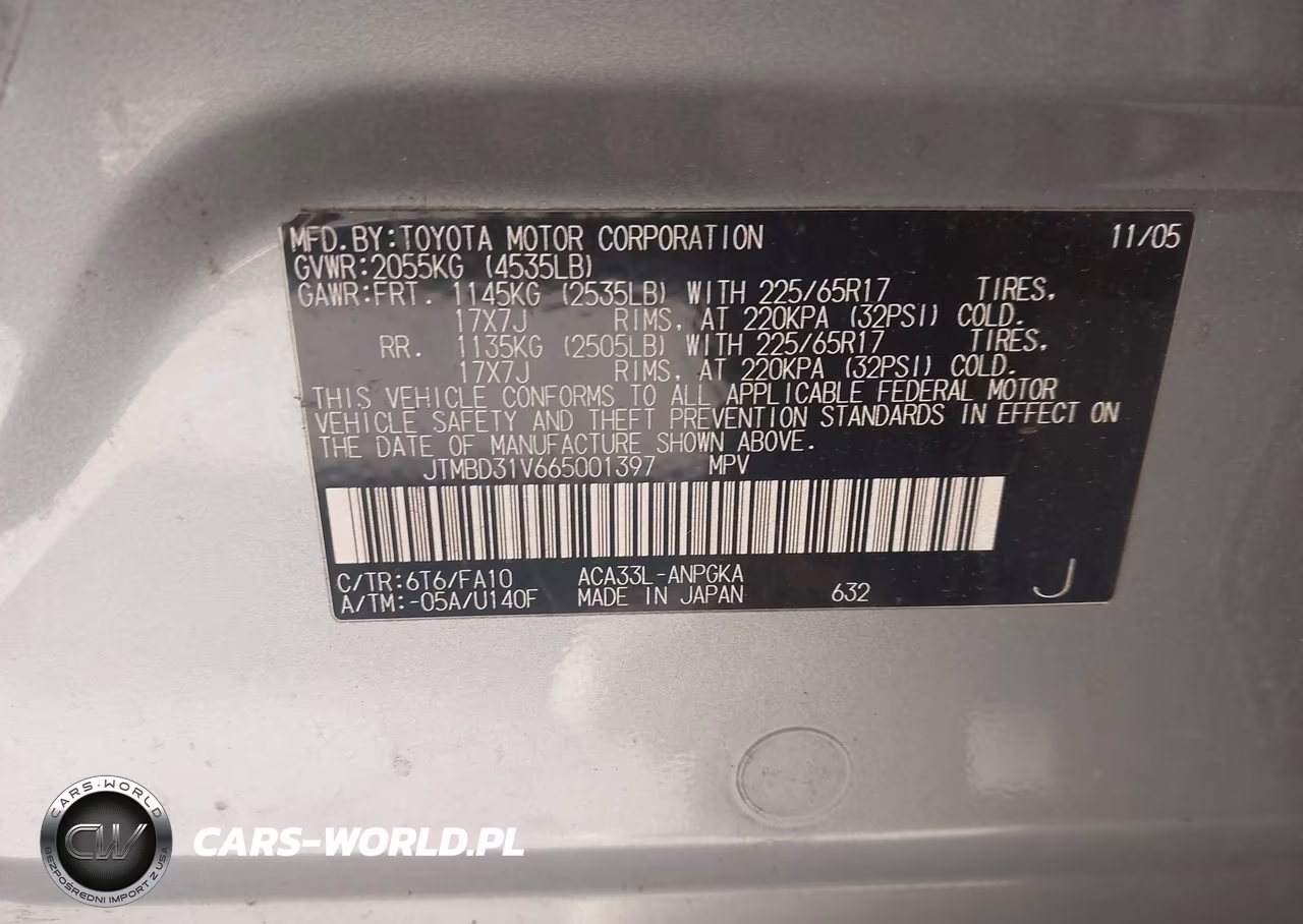 2006 Toyota Rav4 Limited VIN:JTMBD31V665001397 - 9
