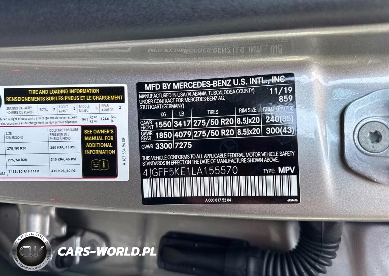 2020 Mercedes-Benz Gls 450 4Matic VIN:4JGFF5KE1LA155570 - 9