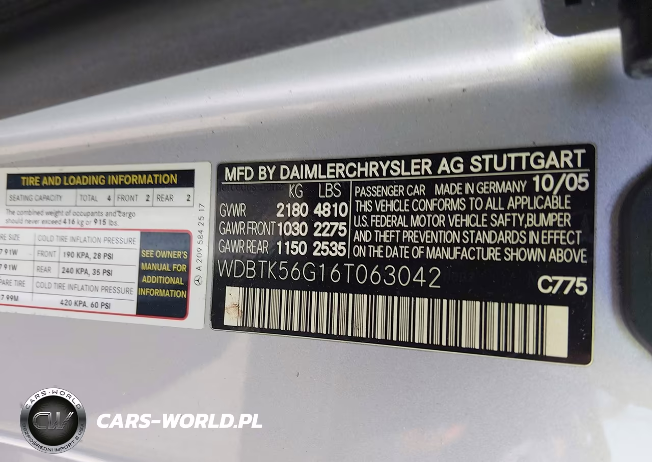 2006 Mercedes-Benz Clk 350 VIN:WDBTK56G16T063042 - 9
