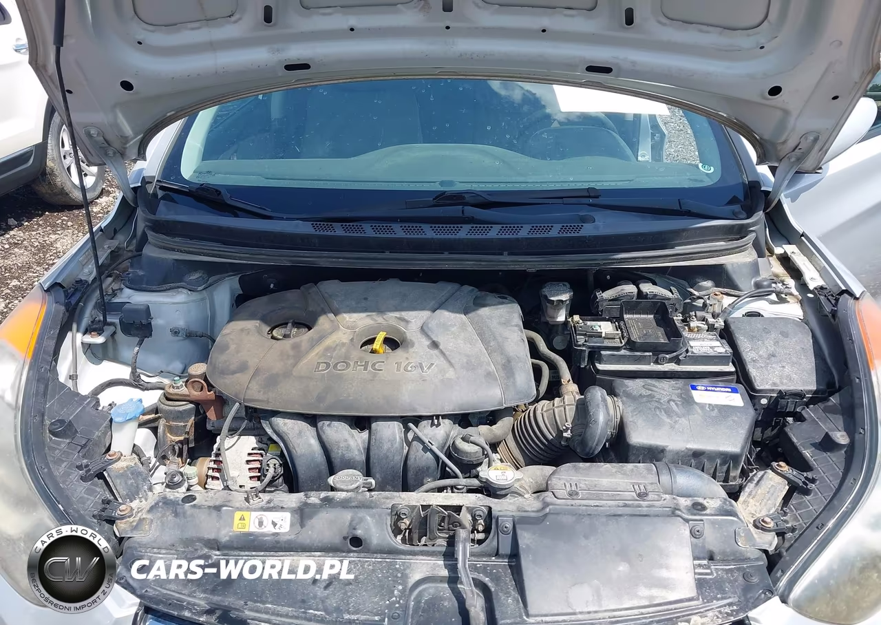 2013 Hyundai Elantra Gls VIN:KMHDH4AE6DU649016 - 10