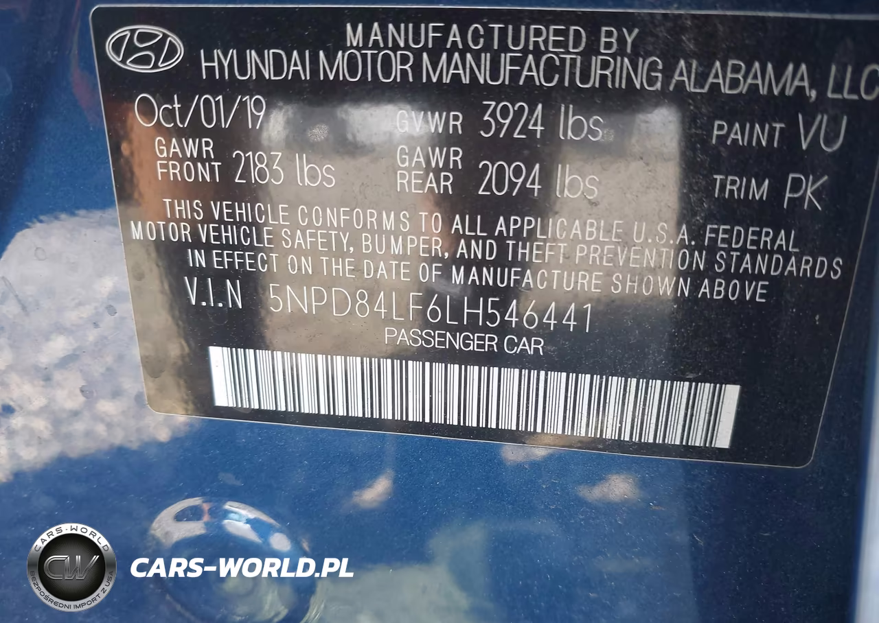 2020 Hyundai Elantra Sel VIN:5NPD84LF6LH546441 - 9