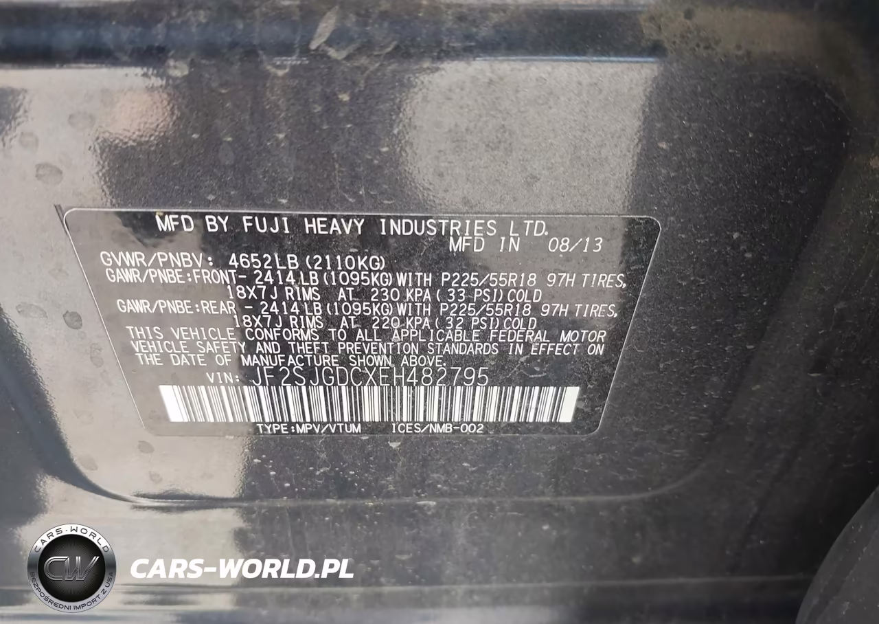 2014 Subaru Forester 2.0Xt Premium VIN:JF2SJGDCXEH482795 - 9