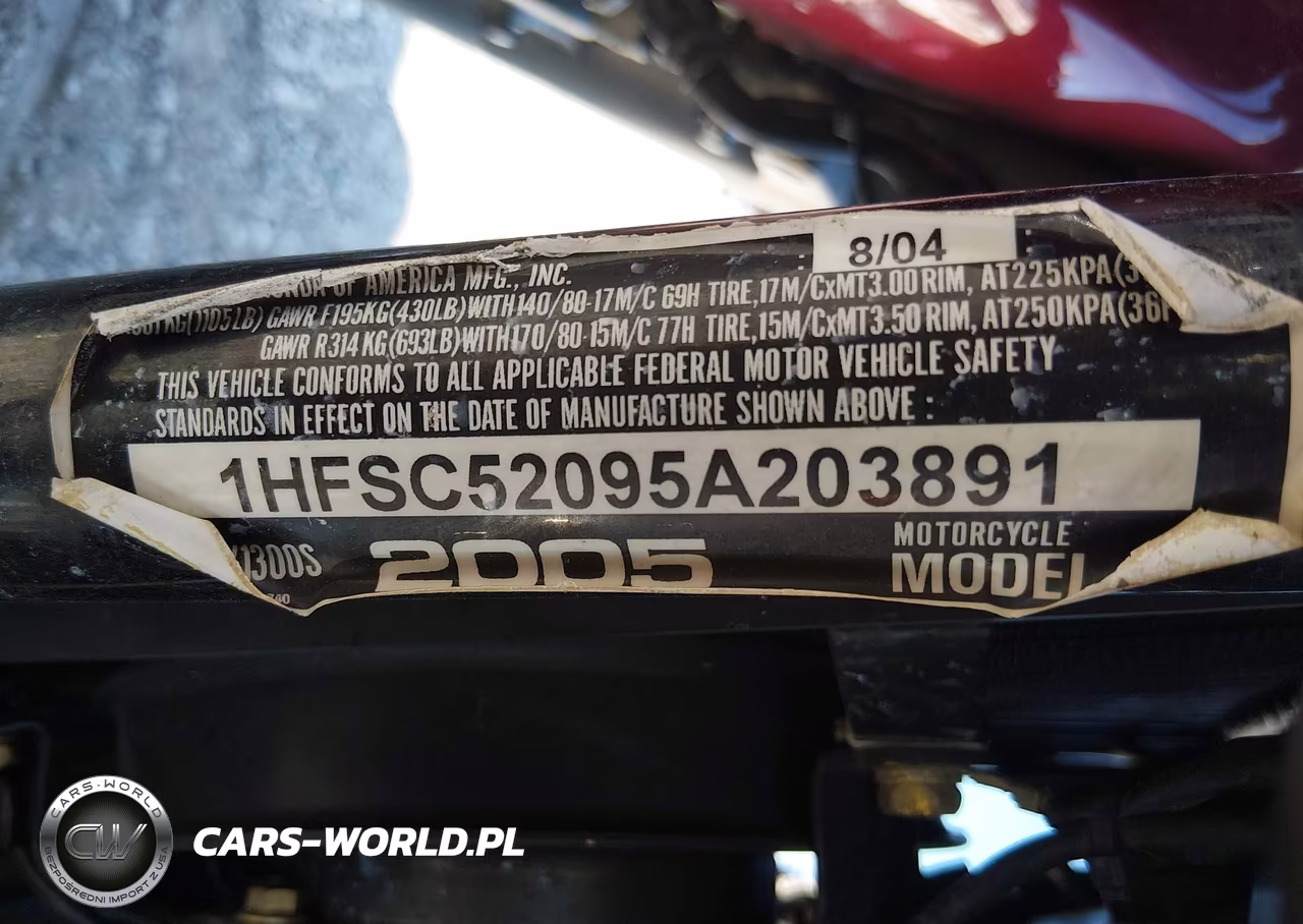 2005 Honda Vt1300 S VIN:1HFSC52095A203891 - 10
