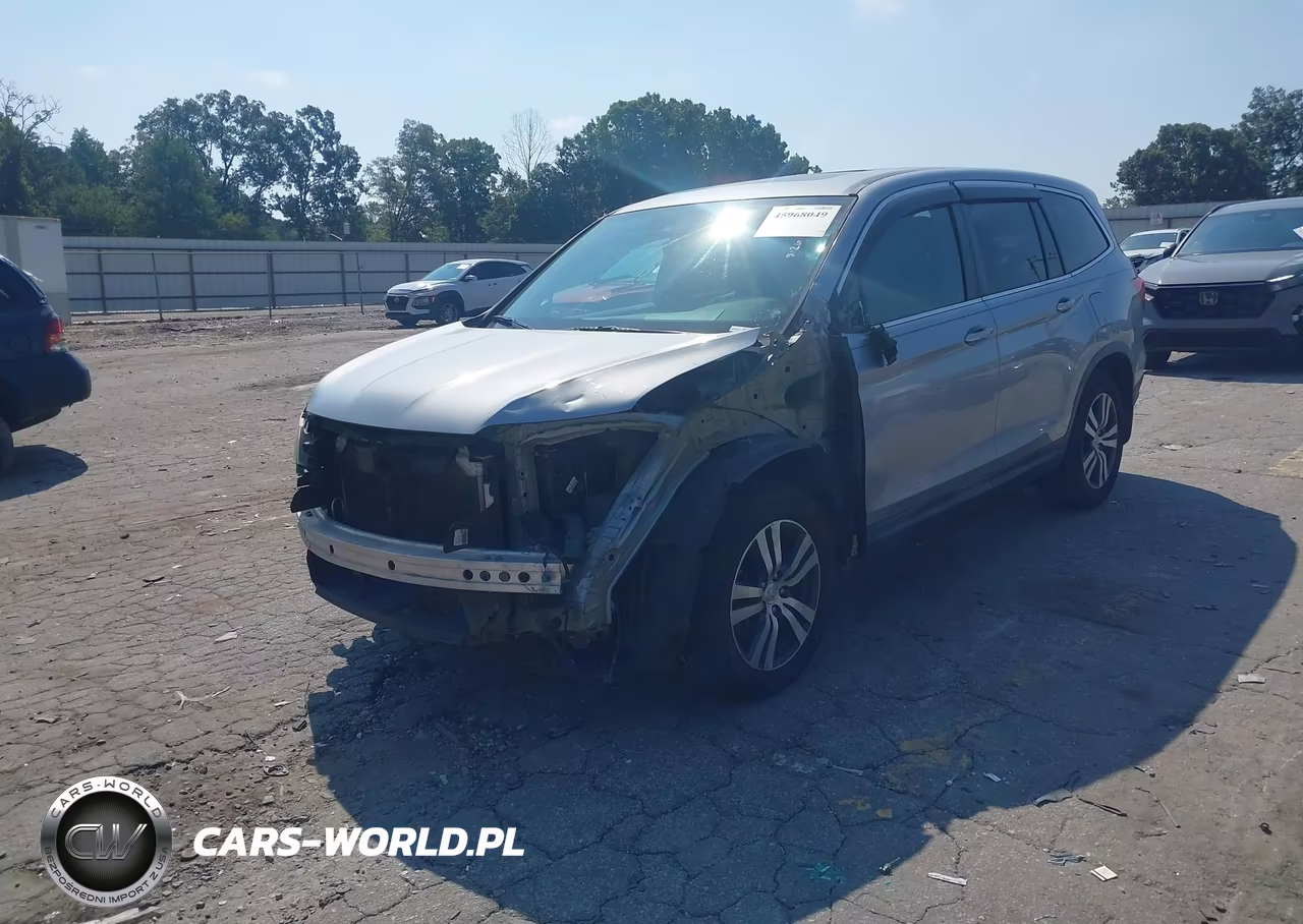 2017 Honda Pilot Ex-L VIN:5FNYF5H68HB017777 - 2