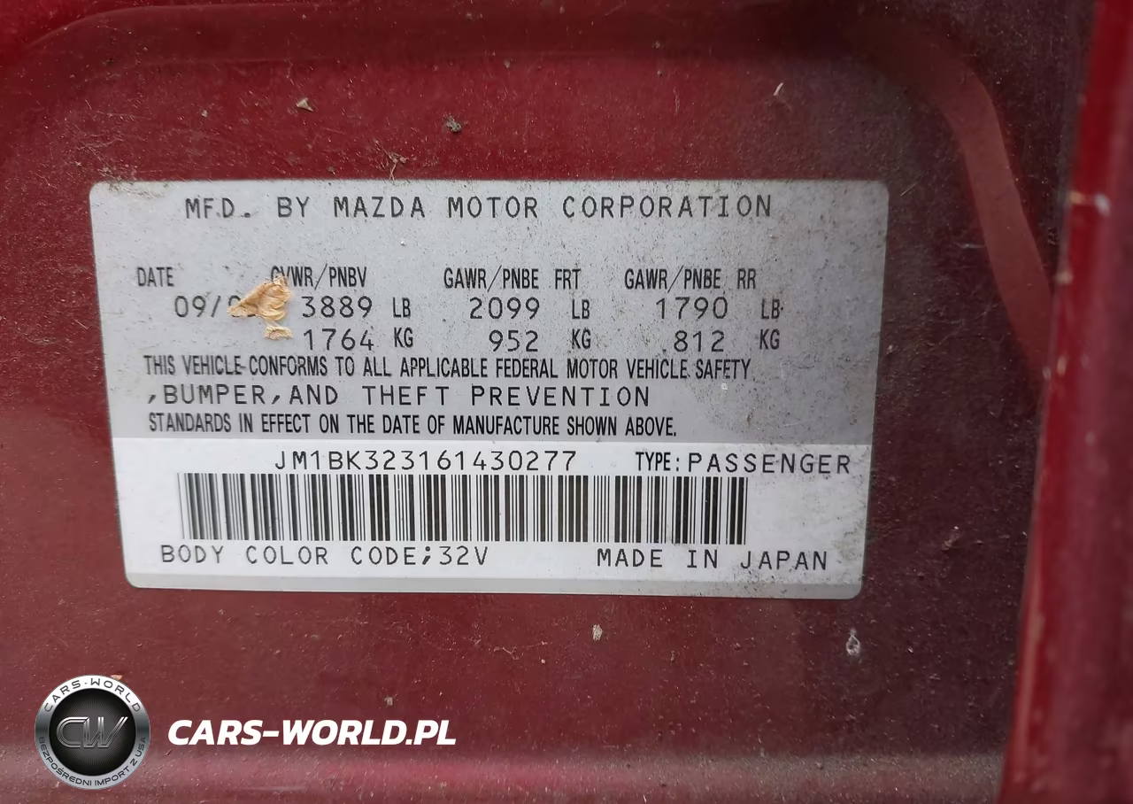 2006 Mazda Mazda3 S VIN:JM1BK323161430277 - 9