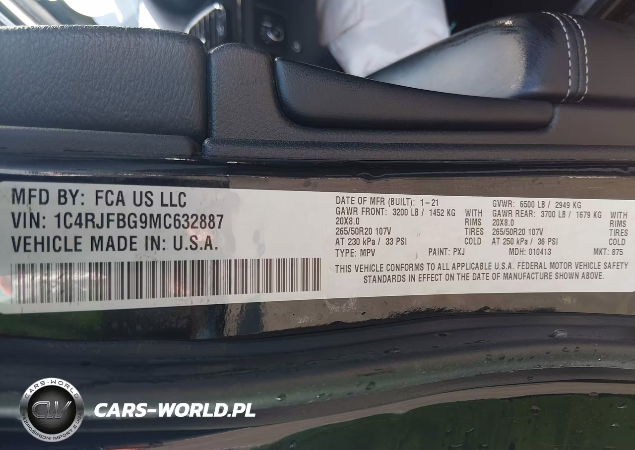 2021 Jeep Grand Cherokee 80Th Anniversary 4X4 VIN:1C4RJFBG9MC632887 - 9