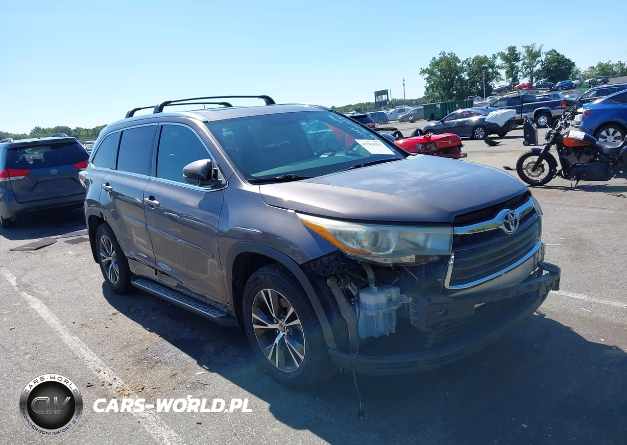 2016 Toyota Highlander Xle V6