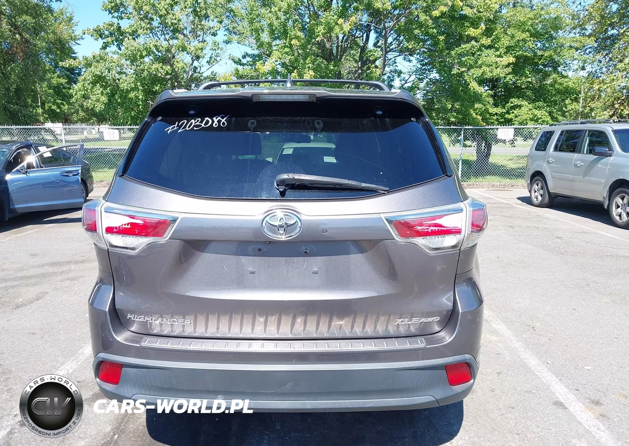 2016 Toyota Highlander Xle V6 VIN:5TDJKRFH8GS230568 - 16