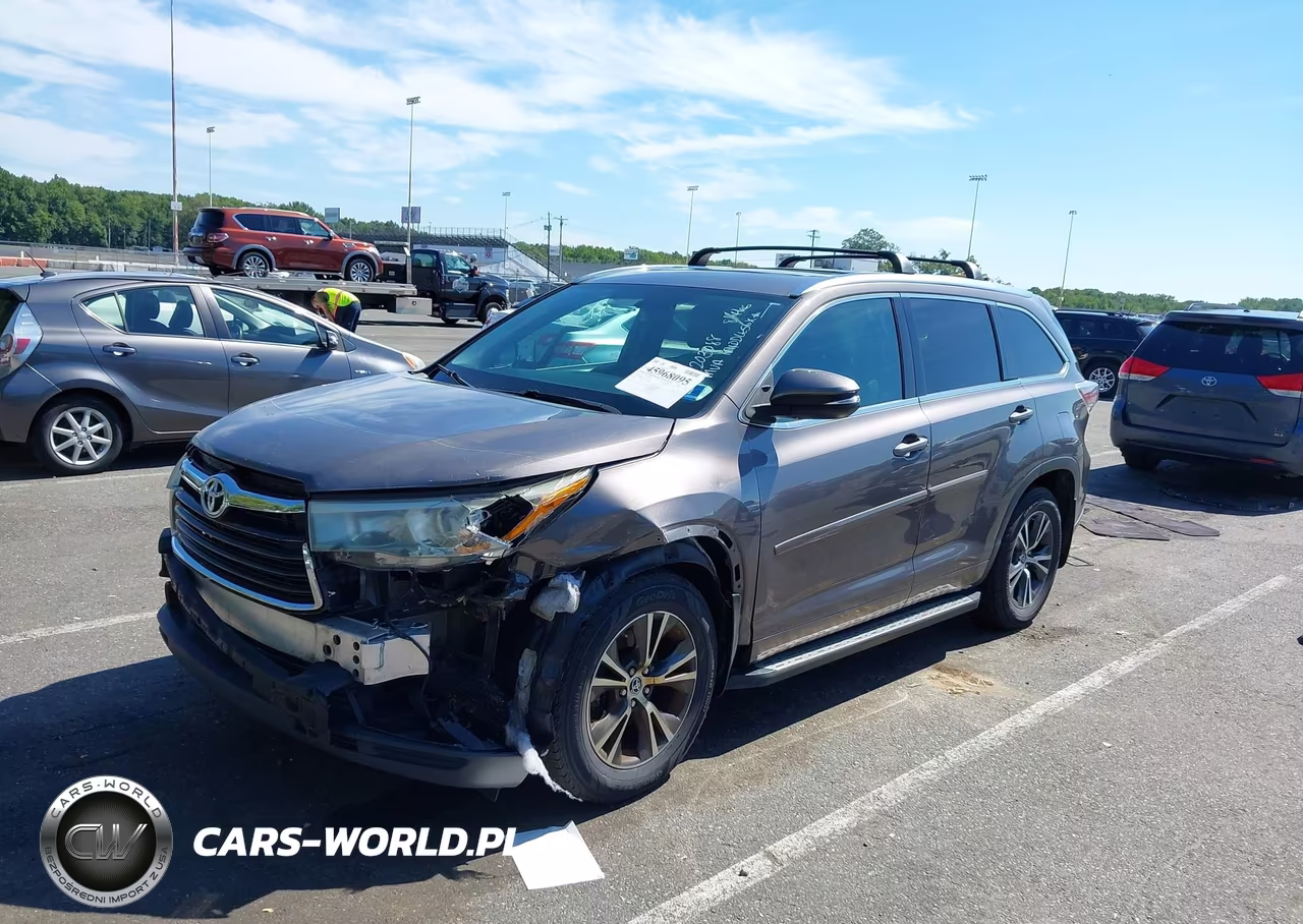 2016 Toyota Highlander Xle V6 VIN:5TDJKRFH8GS230568 - 2