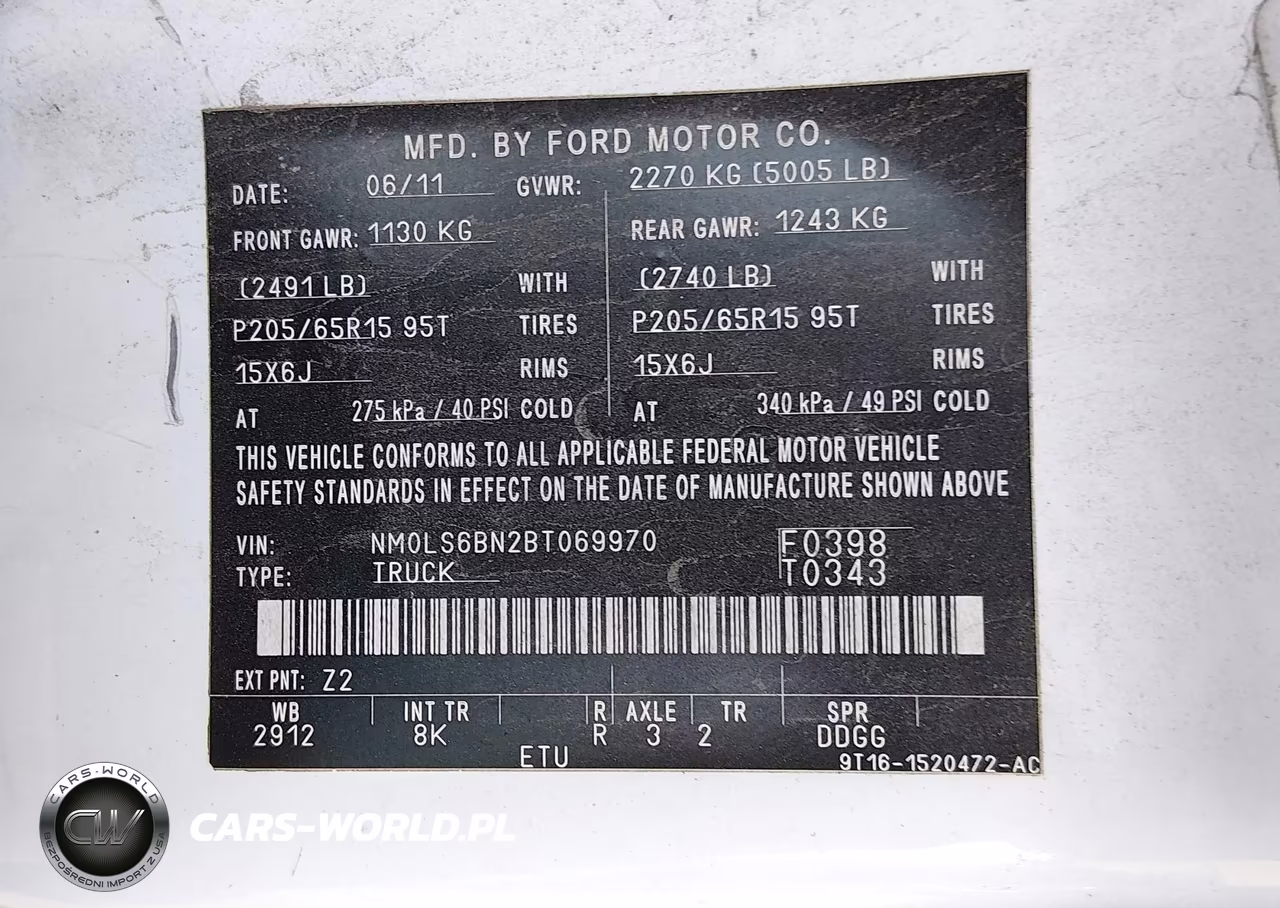 2011 Ford Transit Connect Xlt VIN:NM0LS6BN2BT069970 - 9