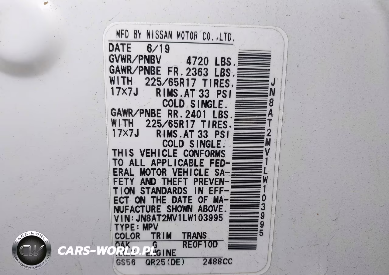 2020 Nissan Rogue S Intelligent Awd VIN:JN8AT2MV1LW103995 - 9