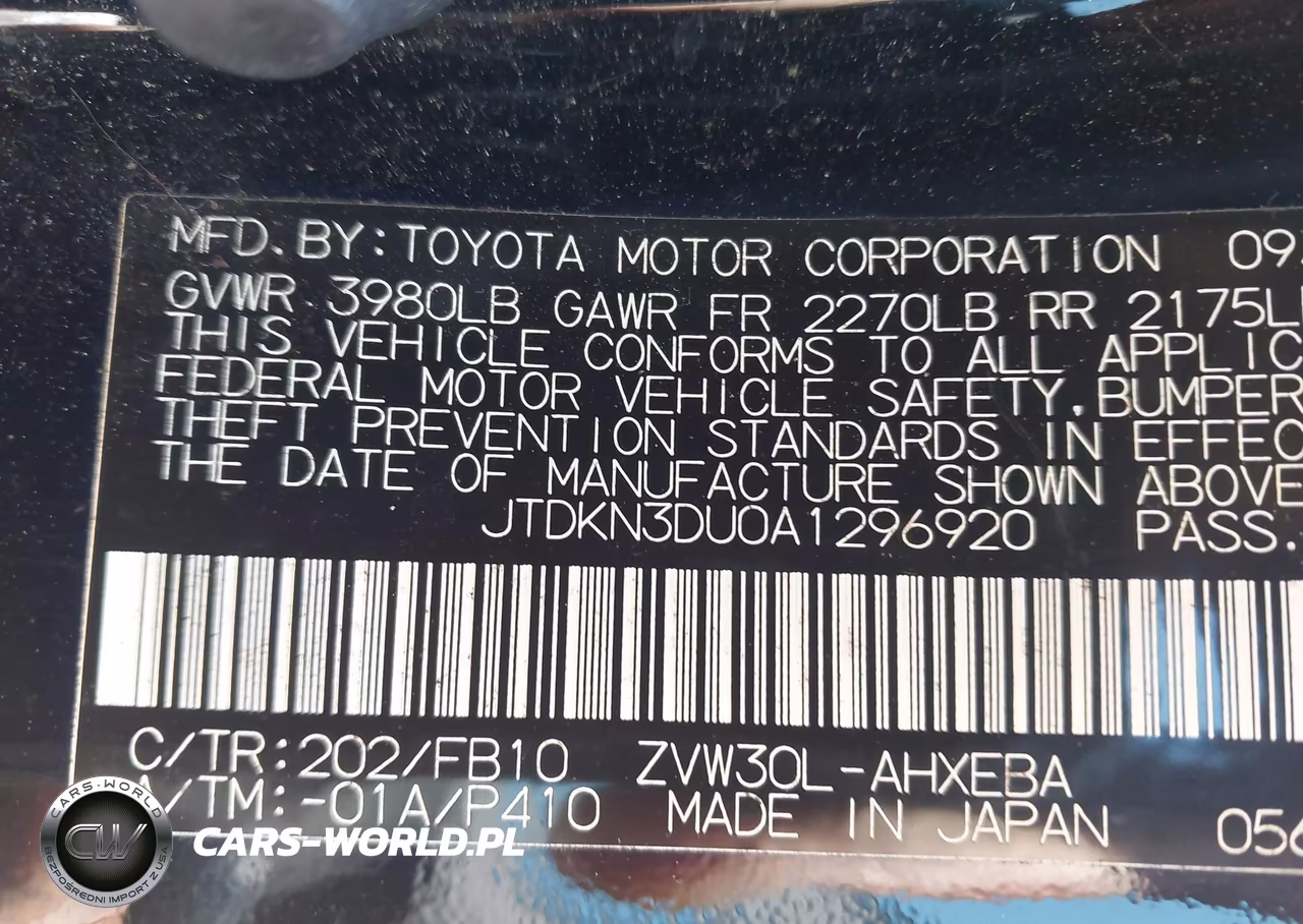 2010 Toyota Prius Ii VIN:JTDKN3DU0A1296920 - 9