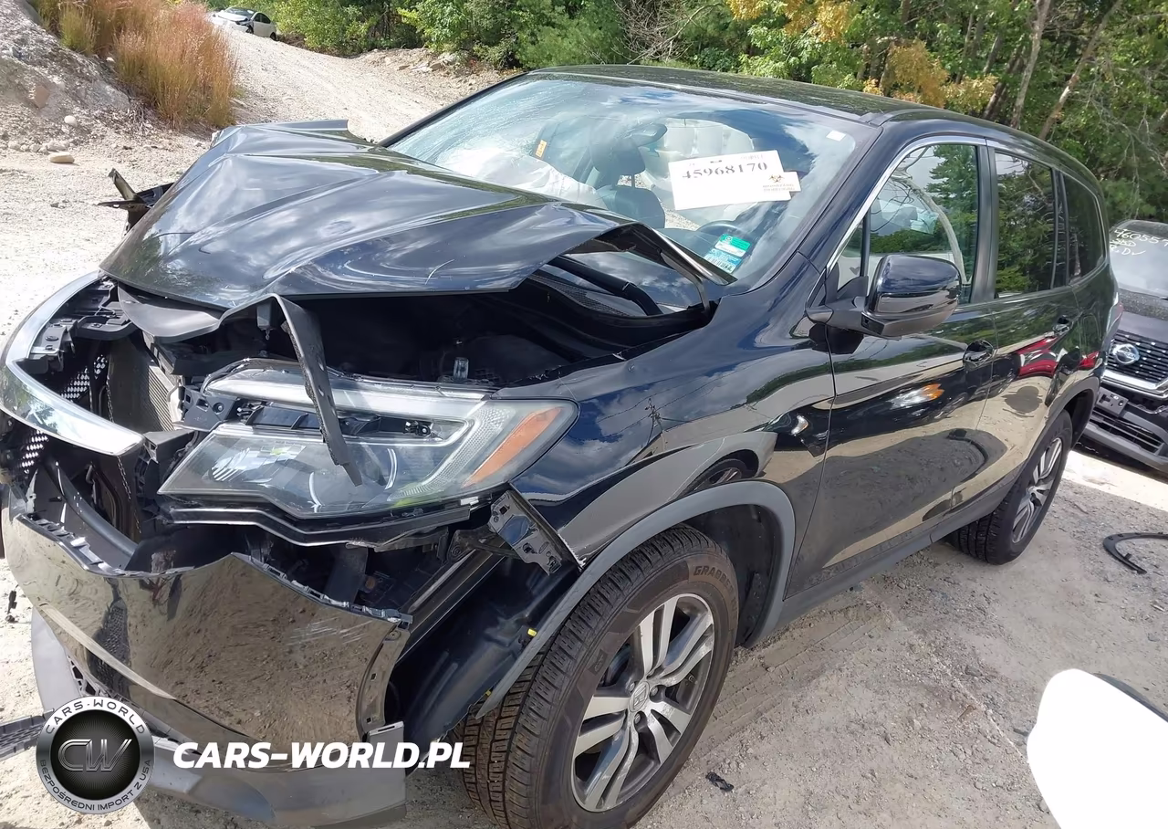 2017 Honda Pilot Ex-L VIN:5FNYF6H87HB014392 - 2