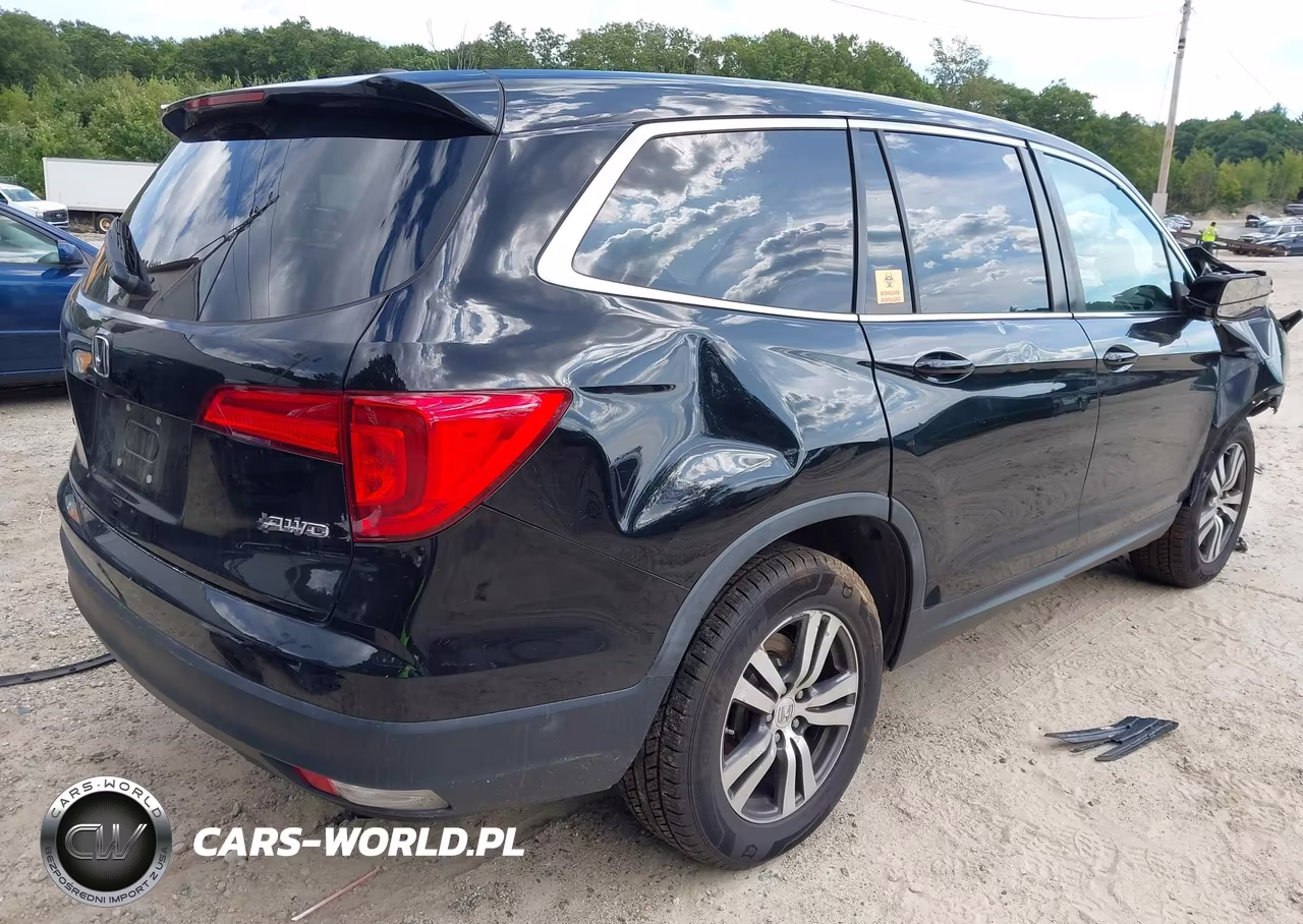 2017 Honda Pilot Ex-L VIN:5FNYF6H87HB014392 - 4