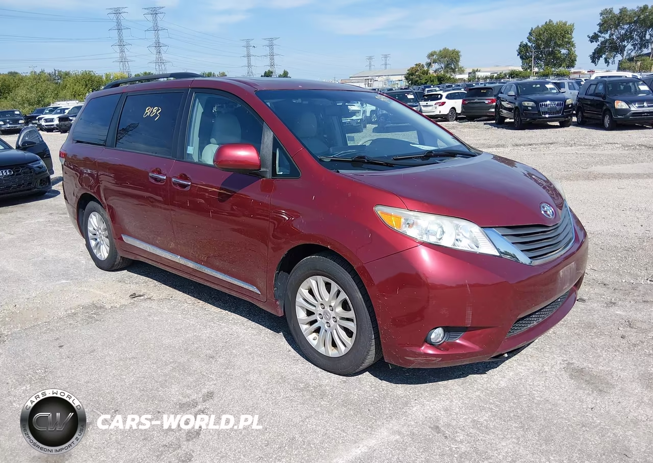 2012 Toyota Sienna Xle V6 8 Passenger VIN:5TDYK3DC7CS189864 - 1