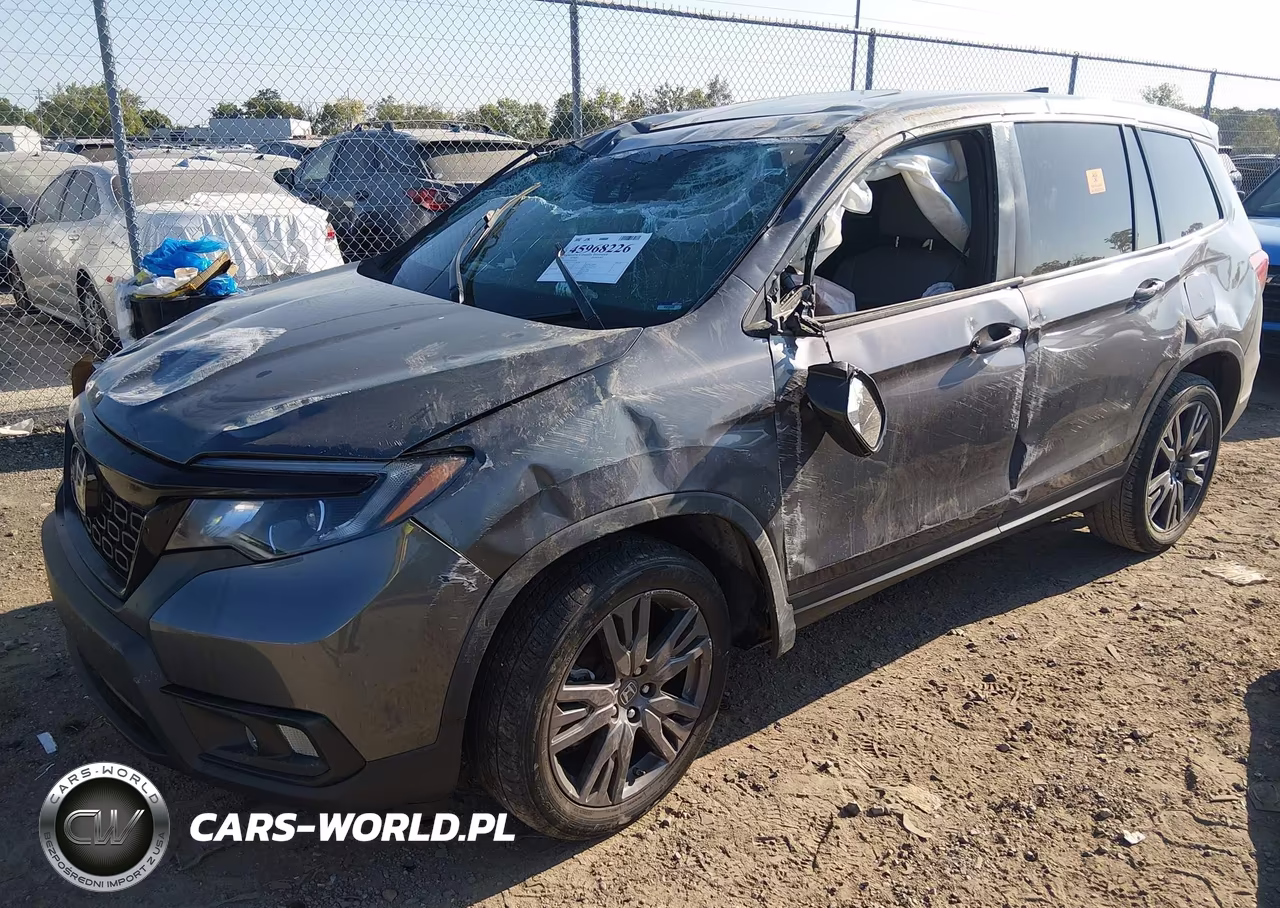 2020 Honda Passport 2Wd Ex-L VIN:5FNYF7H57LB004465 - 2