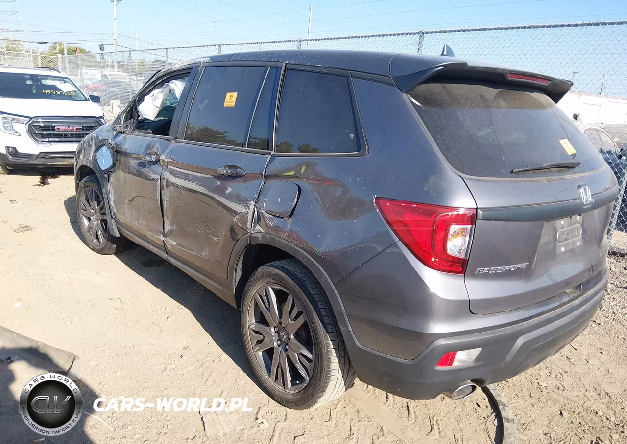 2020 Honda Passport 2Wd Ex-L VIN:5FNYF7H57LB004465 - 3